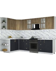 Кухонный гарнитур Интерлиния Мила Шато 1.7x2.9 LV