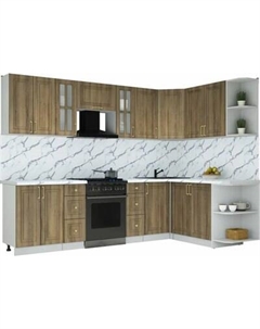 Кухонный гарнитур Интерлиния Мила Шато 1.7x2.8 PR