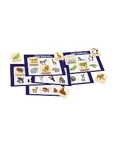 Развивающая игра Лото. Дикие животные / Д463а Анданте