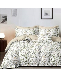 Комплект постельного белья Поплин Luxe Евро / П-355 Alleri