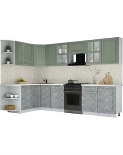 Кухонный гарнитур Интерлиния Мила Шато 1.7x3.1 LV