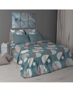 Комплект постельного белья 2сп с Евро простыней Премиум Фиеста 7183-4 Реноме