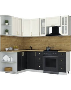 Кухонный гарнитур Интерлиния Мила Шато 1.5x2.2 LV