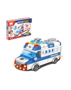 Конструктор инерционный Полицейский фургон / 4532581 Sima-land