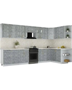 Кухонный гарнитур Интерлиния Мила Шато 1.7x3.5 PR