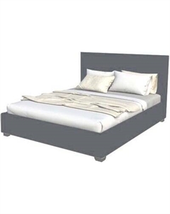 Двуспальная кровать Elmax Альба 140x200 с ПМ Газ-лифт Континентальная рама