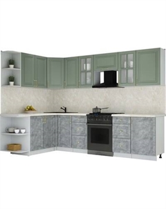 Кухонный гарнитур Интерлиния Мила Шато 1.7x2.9 LV