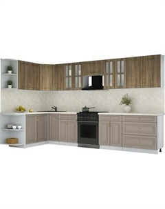 Кухонный гарнитур Интерлиния Мила Шато 1.7x3.5 LV