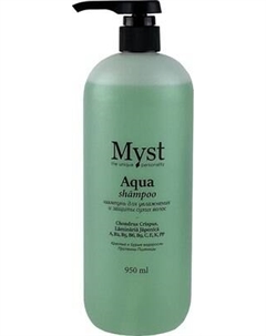 Шампунь для волос Aqua для увлажнения и защиты сухих волос Myst