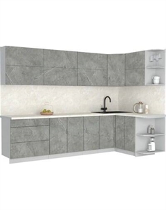 Кухонный гарнитур Интерлиния Мила Матте 1.5x3.0 А PR