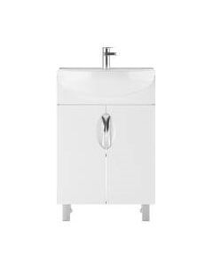 Тумба под умывальник Айсберг Исеть 55 Стандарт без ящика