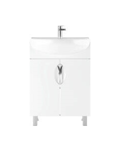 Тумба под умывальник Айсберг Амур 60 Стандарт без ящика