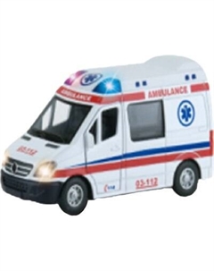 Масштабная модель автомобиля City Rescuers Ambulance / XG879-107A Кнр