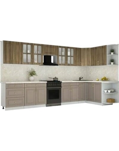 Кухонный гарнитур Интерлиния Мила Шато 1.7x3.7 PR