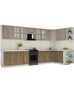 Кухонный гарнитур Интерлиния Мила Шато 1.7x3.7 PR