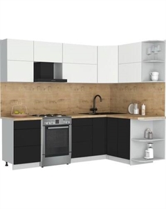 Кухонный гарнитур Интерлиния Мила Матте 1.5x2.5 Б PR