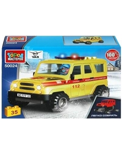 Конструктор Город мастеров UAZ Hunter Скорая помощь / SB-50024