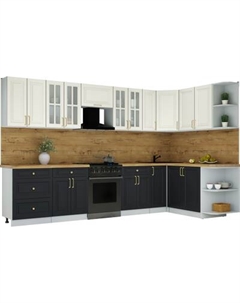 Кухонный гарнитур Интерлиния Мила Шато 1.7x3.3 PR