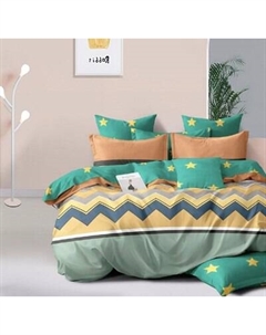 Комплект постельного белья Alleri Перкаль Elite 2сп с европростыней / Пер-156