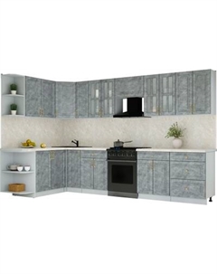 Кухонный гарнитур Интерлиния Мила Шато 1.7x3.3 LV