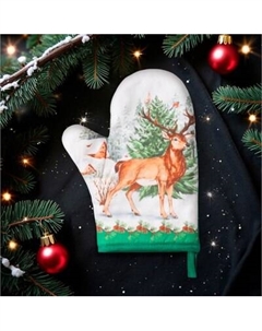 Прихватка Этель Новогодний лес / 4530396