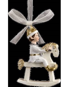 Елочная игрушка Erich Krause Decor. Эльф на лошадке / 62314 Erich krause