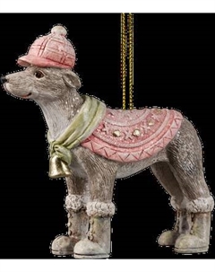 Елочная игрушка Erich Krause Decor. Собака в кепи / 62466 Erich krause