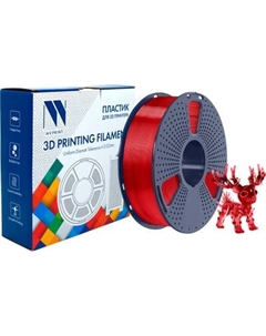 Пластик для 3D-печати NV Print NV-3D-PLA-P-TRANSP-RED Nv print