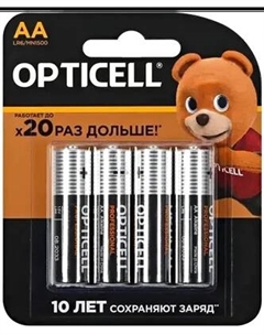 Комплект батареек Opticell Professional AAA 5052002