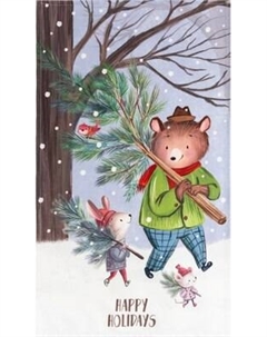 Полотенце Этель Happy Holidays / 7182021