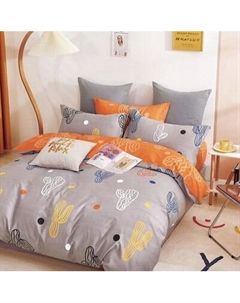 Комплект постельного белья Alleri Сатин Creative 1.5сп / СК-229