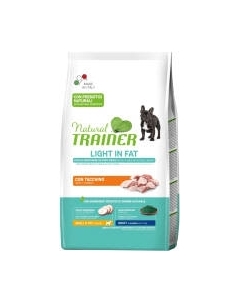 Сухой корм для собак Natural мелких и миниатюрных пород с избыточным весом с индейкой Trainer