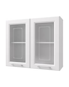 Шкаф навесной для кухни Горизонт Мебель Классик 80 с витриной Горизонт мебель