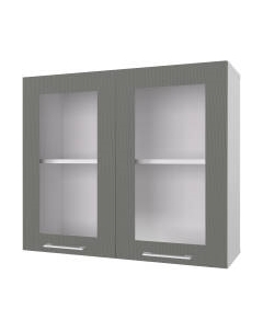 Шкаф навесной для кухни Горизонт Мебель Оптима 80 Витрина Горизонт мебель
