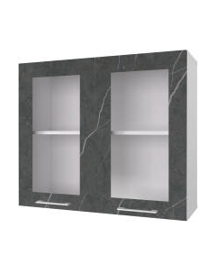 Шкаф навесной для кухни Горизонт Мебель Оптима 80 Витрина Горизонт мебель