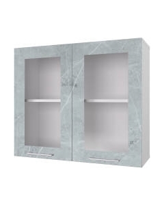 Шкаф навесной для кухни Горизонт Мебель Оптима 80 Витрина Горизонт мебель