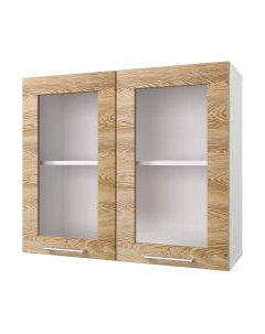 Шкаф навесной для кухни Горизонт Мебель Оптима 80 Витрина Горизонт мебель