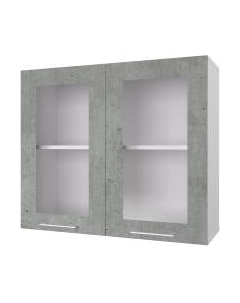 Шкаф навесной для кухни Горизонт Мебель Оптима 80 Витрина Горизонт мебель