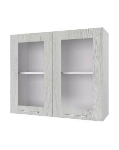 Шкаф навесной для кухни Горизонт Мебель Оптима 80 Витрина Горизонт мебель
