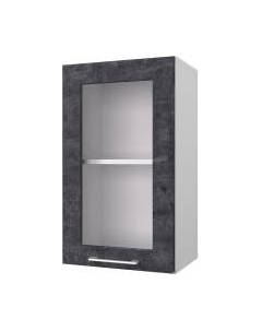 Шкаф навесной для кухни Горизонт Мебель Оптима 40 с витриной Горизонт мебель