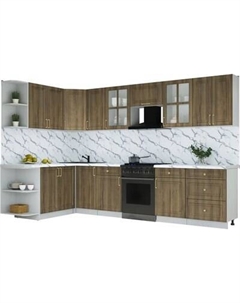 Кухонный гарнитур Интерлиния Мила Шато 1.7x3.2 LV