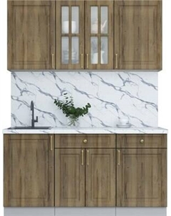 Кухонный гарнитур Интерлиния Мила Шато 1.6А