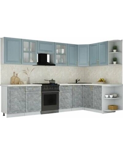 Кухонный гарнитур Интерлиния Мила Шато 1.7x3.1 PR