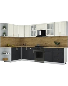 Кухонный гарнитур Интерлиния Мила Шато 1.7x3.2 LV