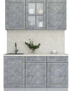 Кухонный гарнитур Интерлиния Мила Шато 1.5А