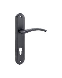 Ручка дверная Аллюр 132-1 85мм BL