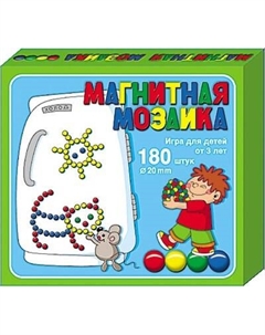 Развивающая игра Десятое королевство Мозаика магнитная / 00944