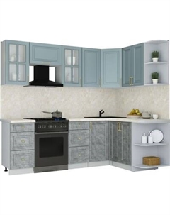 Кухонный гарнитур Интерлиния Мила Шато 1.5x2.4 PR