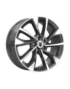 Литой диск Роквуд 17x7" 5x115мм DIA 70.2мм ЕТ 40мм Алмаз черный K&k