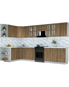 Кухонный гарнитур Интерлиния Мила Шато 1.7x3.4 LV